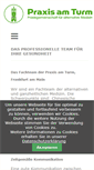 Mobile Screenshot of praxis-am-turm.com